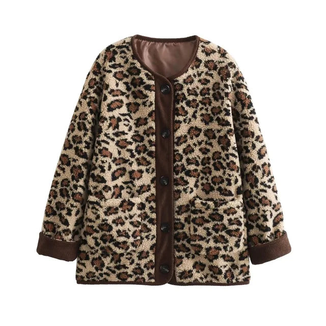 Vanessa™ - Warme en Stijlvolle Leopard Jacket!