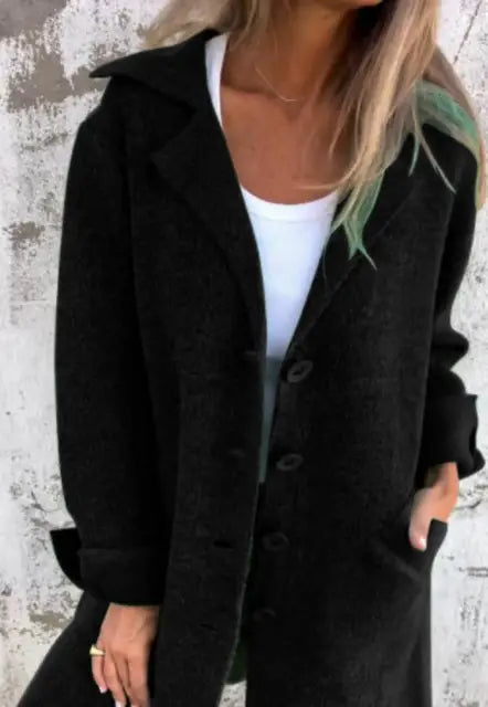Celine™ - Lichtgewicht Longcoat voor Moeiteloze Elegantie!