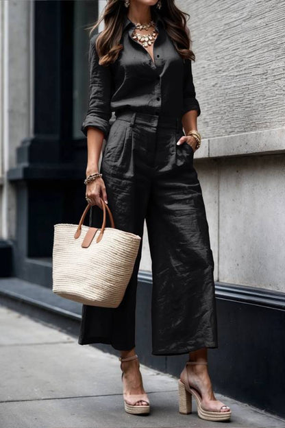 Chic Linen Twinset