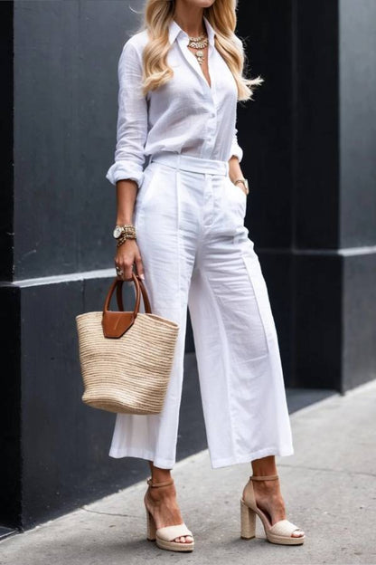 Chic Linen Twinset
