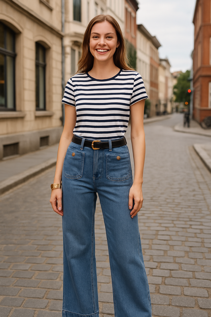 High Waist Wide Leg Jeans