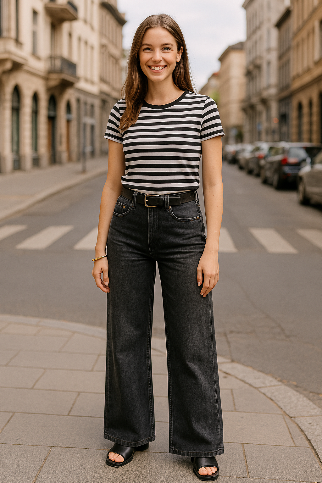High Waist Wide Leg Jeans