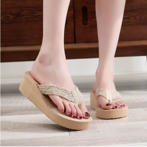 Woven slippers