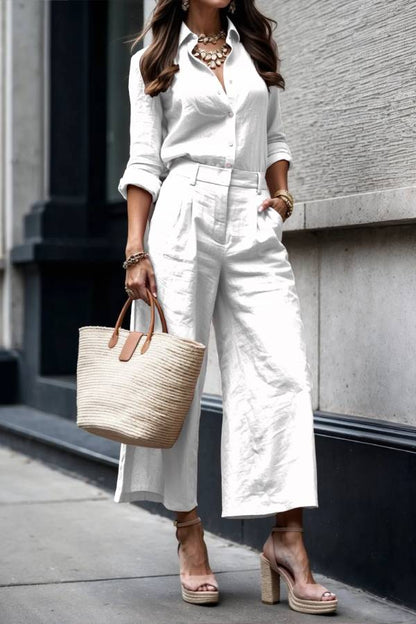 Chic Linen Twinset