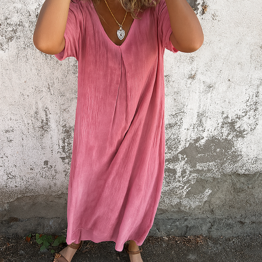 Lina – Luchtige linnen zomerjurk